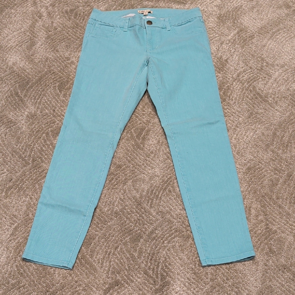 CAbi Light Mint Green Denim Jeans